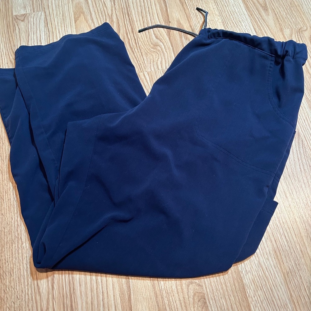 Koi Next Gen Navy Blue Scrub Pants Regular 2X Drawstring Waist